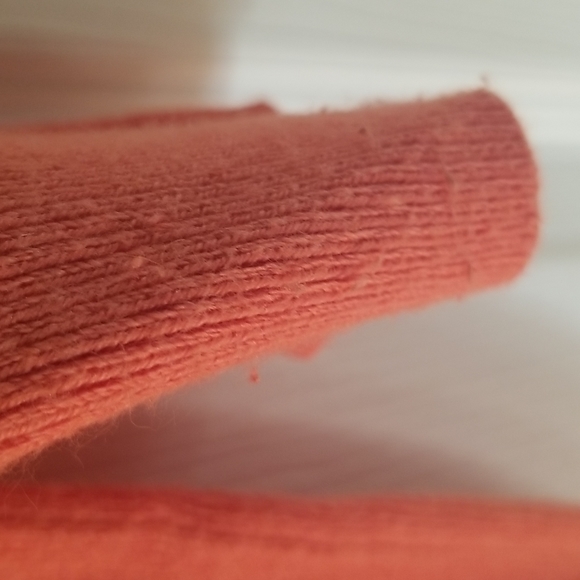 Sweater Top coral 3/4 sleeve orange - Picture 5 of 6